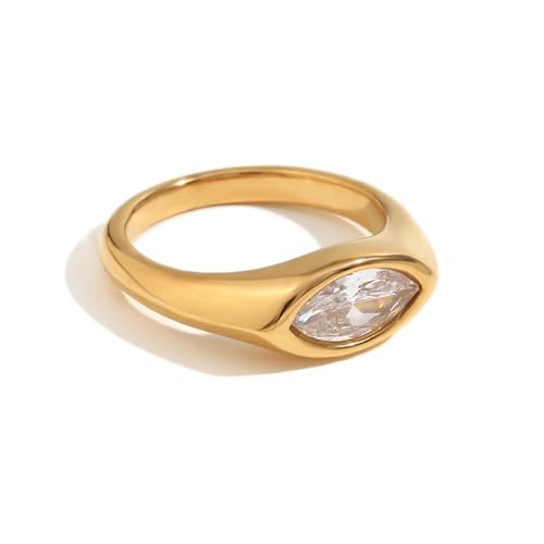 Einfacher und vielseitiger Modeschmuck für Damen, mit Pferdeauge, Zirkon, 7, Metall, Zirkonia Einfacher und vielseitiger Modeschmuck für Damen, mit Pferdeauge, Zirkon, 7, Metall, Zirkonia von VCODWCSJO
