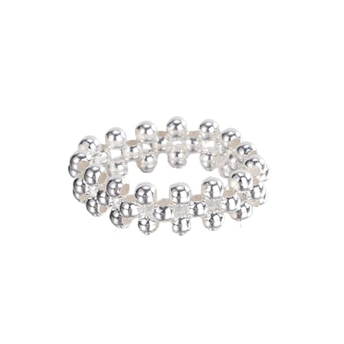 S925 Sterling Silber Temperament Design Basic Modell handgewebter Riemenring modischer Ins Ring Silber S925 Sterling Silber Temperament Design Basic Modell handgewebter Riemenring modischer Ins Ring Silber von VCODWCSJO