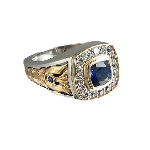 VCODWCSJO Herren-Ring, Vintage-Stil, Business-Stil, zweifarbig, Herstellerquelle, 7, Zirkonia VCODWCSJO Herren-Ring, Vintage-Stil, Business-Stil, zweifarbig, Herstellerquelle, 7, Zirkonia von VCODWCSJO