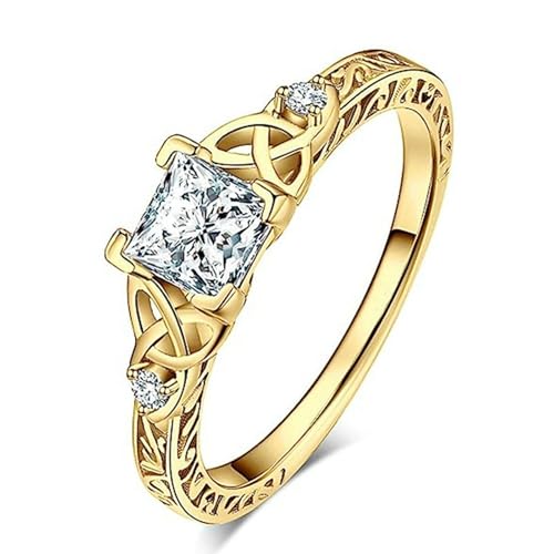 VCODWCSJO Hochwertiger leichter Luxus-Zirkon-Ring für Damen, exquisites Design, Ehering, beliebtes Mode-Accessoire, 9, Zirkonia VCODWCSJO Hochwertiger leichter Luxus-Zirkon-Ring für Damen, exquisites Design, Ehering, beliebtes Mode-Accessoire, 9, Zirkonia von VCODWCSJO