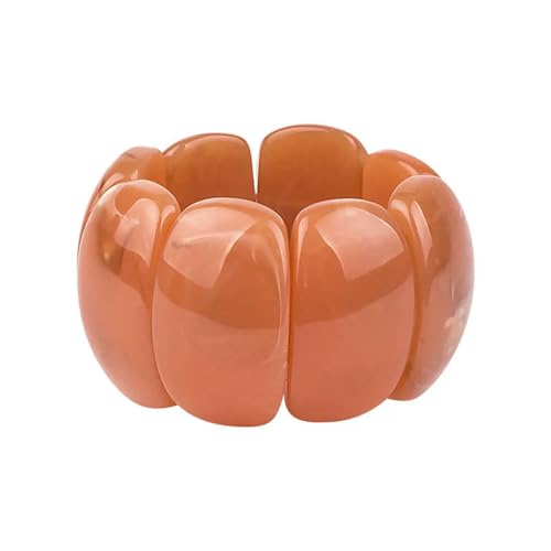 VCODWCSJO Klassische Harz-Manschette, modisch, große Armbänder, Armreifen für Frauen, Stretch-Acryl, breite geometrische Armbänder, weiblicher Charm, einfacher Schmuck, Harz, Harz von VCODWCSJO
