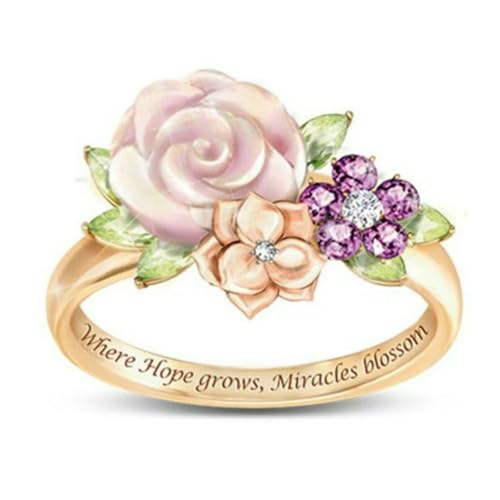 VCODWCSJO Kreativer Smaragd-Marquise-Diamant-Blumenring, beliebter Schmuck, 32, Zirkonia VCODWCSJO Kreativer Smaragd-Marquise-Diamant-Blumenring, beliebter Schmuck, 32, Zirkonia von VCODWCSJO