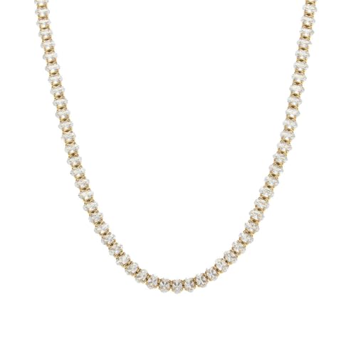 VCODWCSJO Modische, vielseitige Schlüsselbeinkette, Schmuck, Diamant-Zirkon-Armband, Halskette, Metall, Zirkonia von VCODWCSJO