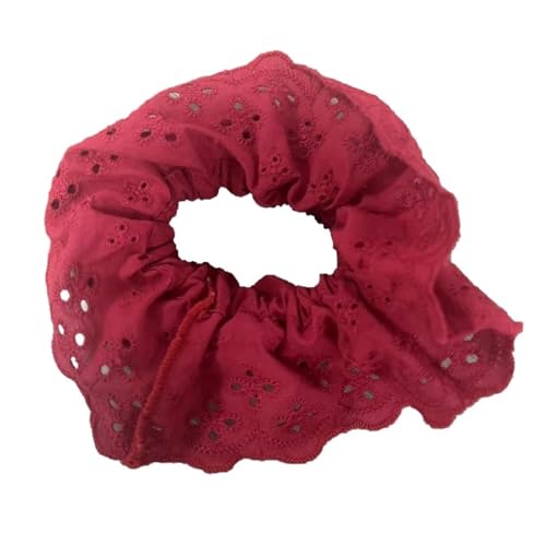 2 STÜCKE Spitzen-Haargummis for Frauen Elastische Haarbänder Pferdeschwanzhalter Binden Einfarbige Haarreifen Gummibänder Mädchen Haarring(Color 3) von VCSZYAFX