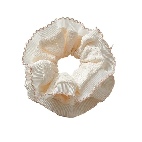 2 stücke Elegante Nette Spitze Scrunchies Frauen Mädchen Elastische Haar Gummiband Zubehör Krawatte Ring Seil Kopfschmuck Headwear Ornament(Color 01) von VCSZYAFX