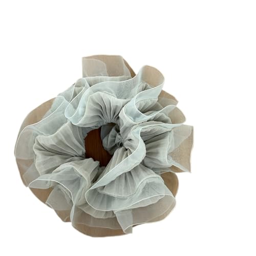 2 stücke Große Elastische Haar Bands Zubehör for Frauen Mädchen Scrunchies Krawatte Gummi(Green scrunchie) von VCSZYAFX