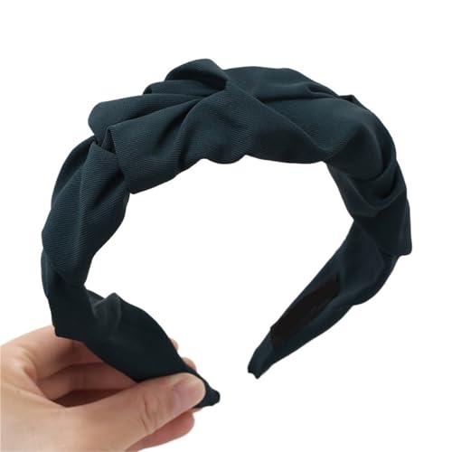 Damen Stoff Haarreif Headband Breites Knoten-Stoff-Twist-Stirnband for Frauen-Mädchen-Stirnband-Party-Haar-Accessoires FüR Verschiedene Haar- Und Kleidungsfarben(Color5) von VCSZYAFX
