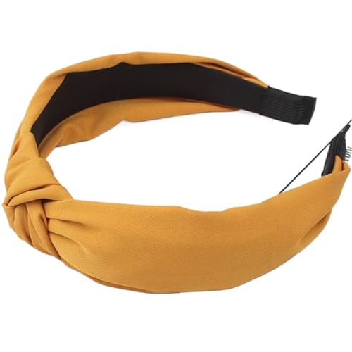 Damen Stoff Haarreif Headband Damen Stoff geknotetes Stirnband Haarband Mädchen Kopfschmuck FüR Verschiedene Haar- Und Kleidungsfarben(Color2) von VCSZYAFX