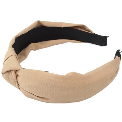 Damen Stoff Haarreif Headband Damen Stoff geknotetes Stirnband Haarband Mädchen Kopfschmuck FüR Verschiedene Haar- Und Kleidungsfarben(Color7) von VCSZYAFX