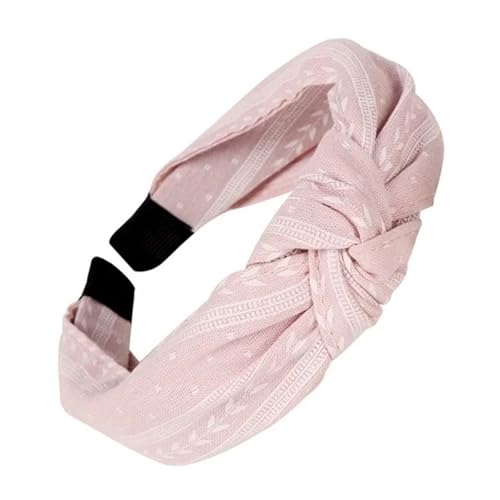 Damen Stoff Haarreif Headband Elegantes geknotetes breites Haarband Mädchen Stoff Stirnband Frauen Haarschmuck Haarband FüR Verschiedene Haar- Und Kleidungsfarben(Color2) von VCSZYAFX