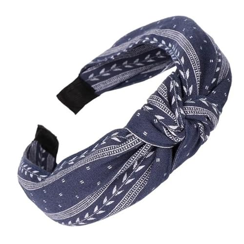 Damen Stoff Haarreif Headband Elegantes geknotetes breites Haarband Mädchen Stoff Stirnband Frauen Haarschmuck Haarband FüR Verschiedene Haar- Und Kleidungsfarben(Color5) von VCSZYAFX