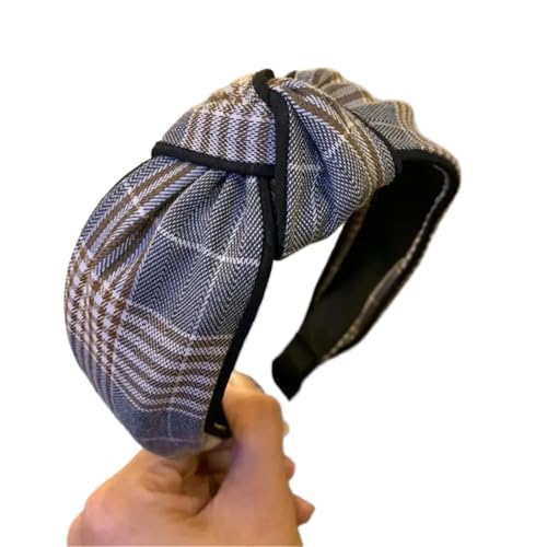Damen Stoff Haarreif Headband Geknotetes Haarband Klassisches breites Haarband Mädchen Geknotetes Haar-Accessoires FüR Verschiedene Haar- Und Kleidungsfarben(Color4) von VCSZYAFX