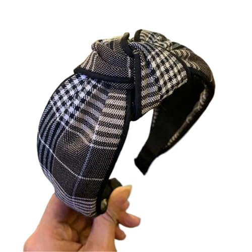 Damen Stoff Haarreif Headband Geknotetes Haarband Klassisches breites Haarband Mädchen Geknotetes Haar-Accessoires FüR Verschiedene Haar- Und Kleidungsfarben(Color5) von VCSZYAFX