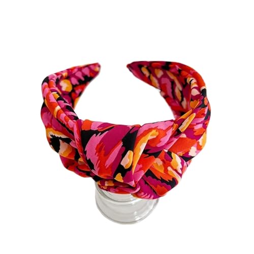 Damen Stoff Haarreif Headband Mädchen Satin Blume Knoten Haarband Stirnband Erwachsene Haar Zubehör FüR Verschiedene Haar- Und Kleidungsfarben(Color1) von VCSZYAFX
