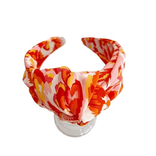 Damen Stoff Haarreif Headband Mädchen Satin Blume Knoten Haarband Stirnband Erwachsene Haar Zubehör FüR Verschiedene Haar- Und Kleidungsfarben(Color4) von VCSZYAFX