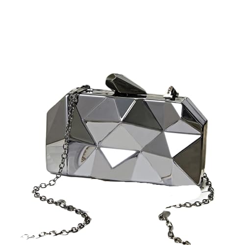 VCSZYAFX Damen Kette UmhäNgetasche Abendtasche Clutch Elegante Kette Damen Party Tote Bag Umhängetasche FüR Pendler, Shopping, Reisen Und Partys(Color2) von VCSZYAFX