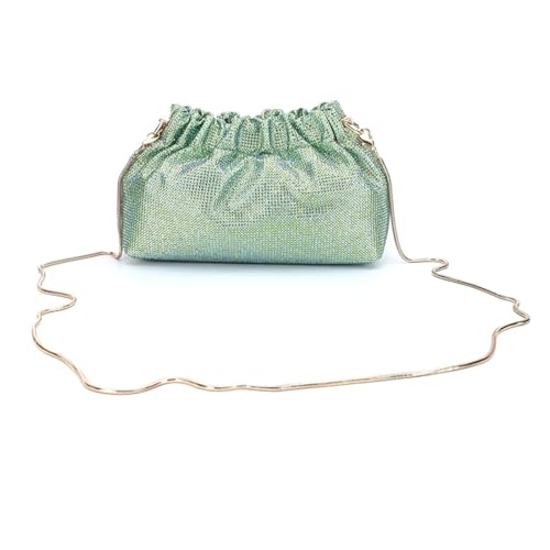 VCSZYAFX Damen Kette UmhäNgetasche Damen Abendtasche Hochzeit Braut Geldbörse Kette Umhängetasche Strass Abendtasche FüR Pendler, Shopping, Reisen Und Partys(Color2) von VCSZYAFX