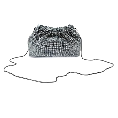 VCSZYAFX Damen Kette UmhäNgetasche Damen Abendtasche Hochzeit Braut Geldbörse Kette Umhängetasche Strass Abendtasche FüR Pendler, Shopping, Reisen Und Partys(Color6) von VCSZYAFX