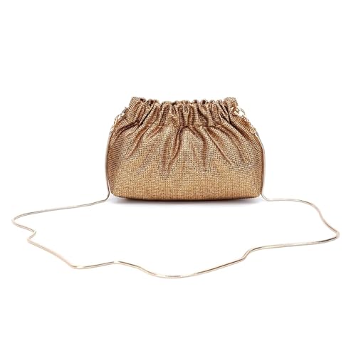 VCSZYAFX Damen Kette UmhäNgetasche Damen Abendtasche Hochzeit Braut Geldbörse Kette Umhängetasche Strass Abendtasche FüR Pendler, Shopping, Reisen Und Partys(Color7) von VCSZYAFX