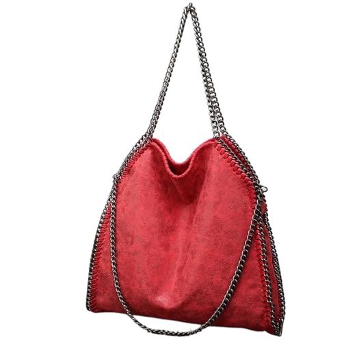 VCSZYAFX Damen Kette UmhäNgetasche Damen-Umhängetasche mit Kette, große Kapazität, Umhängetasche, Tragetasche FüR Pendler, Shopping, Reisen Und Partys(Color6) von VCSZYAFX
