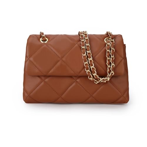 VCSZYAFX Damen Kette UmhäNgetasche PU Leder Unterarmtasche Damen Clutch Bag Kette Schultertasche Damen Tragetasche FüR Pendler, Shopping, Reisen Und Partys(Color4) von VCSZYAFX