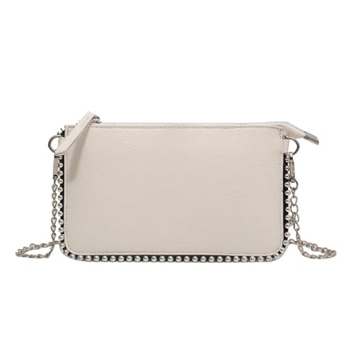 VCSZYAFX Damen Kette UmhäNgetasche Umhängetaschen Damen Kette Geldbörsen Schulter Umhängetaschen FüR Pendler, Shopping, Reisen Und Partys(Color1) von VCSZYAFX