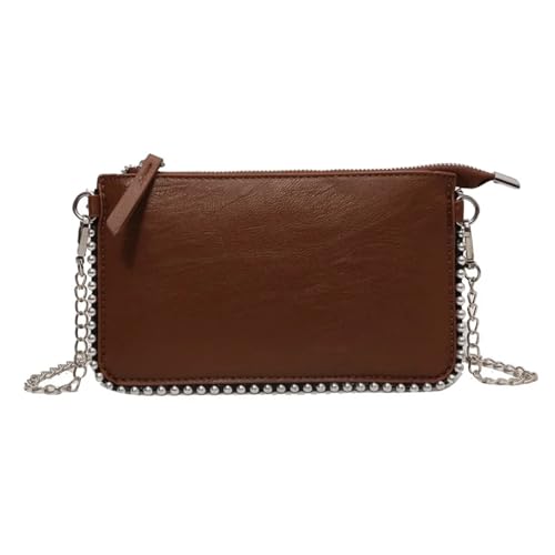 VCSZYAFX Damen Kette UmhäNgetasche Umhängetaschen Damen Kette Geldbörsen Schulter Umhängetaschen FüR Pendler, Shopping, Reisen Und Partys(Color3) von VCSZYAFX