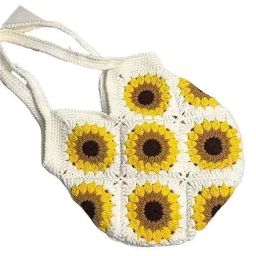 VCSZYAFX Handgemachte Umhängetasche Multifunktionale Häkeltasche FüR Damenreisen Und Urlaub(Color1) von VCSZYAFX