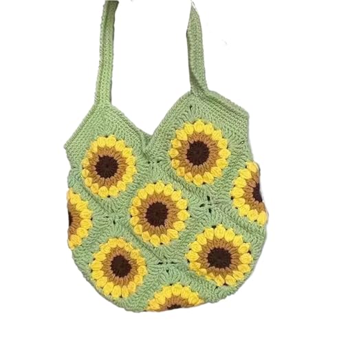VCSZYAFX Handgemachte Umhängetasche Multifunktionale Häkeltasche FüR Damenreisen Und Urlaub(Color2) von VCSZYAFX