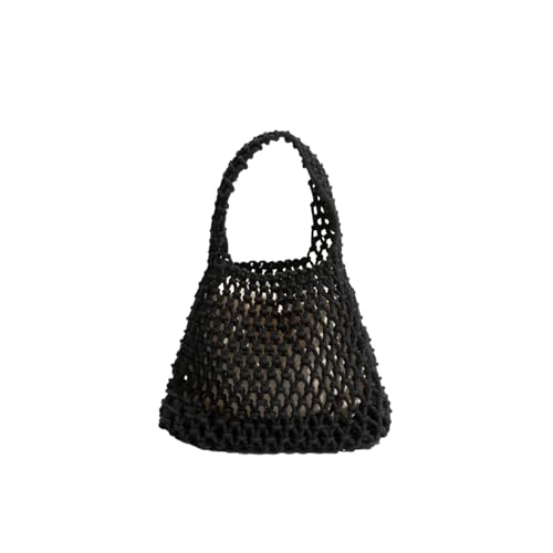 VCSZYAFX Hobo-Tasche aus gewebtem Baumwollseil, hohl, einfache Clutch FüR Damenreisen Und Urlaub(Color6) von VCSZYAFX