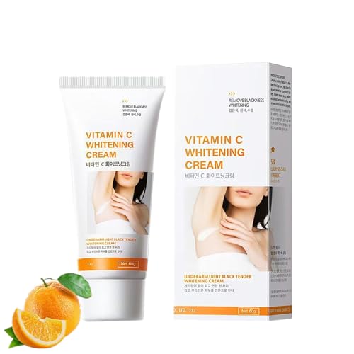 Achselhellcreme,Bleaching Creme,Hauthellverletzungscreme, Underarm Whitening Cream,Private Fläche Lichtcreme, Vitamin C Whitening Cream für Männer Frauen Knie Ellbogen Hals Gebrauch (1) von VCTKLN