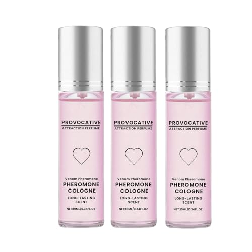 Pheromone Perfume for Women | Premium Perfumes to Attract Men | Pure Pheromone Roll-on Oil | Long Lasting & Special Scent | Unleash Your Alluring Charm (3Pcs) von VCTKLN