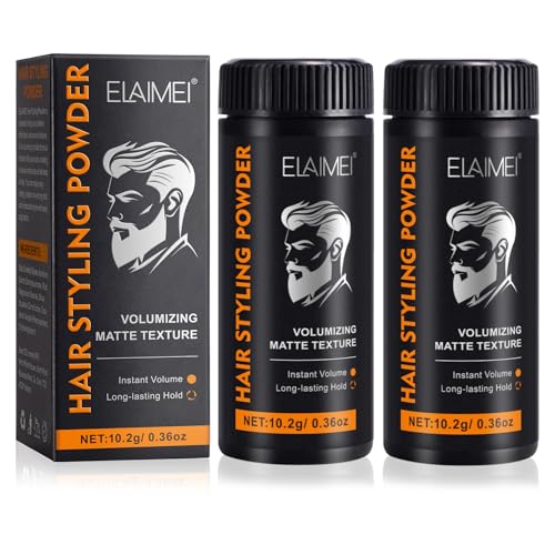 2PC Styling Powder, Natural Long-Lasting Styling Powder, Hair Styling Powder For Women And Men, Hair Powder For Thin & Fine Hair, Styling Puder von VCTSOF