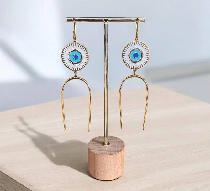 Gottheitsohrringe, Goldene Ohrringe, Moderner Schmuck Für Frauen von VChristinaCollection