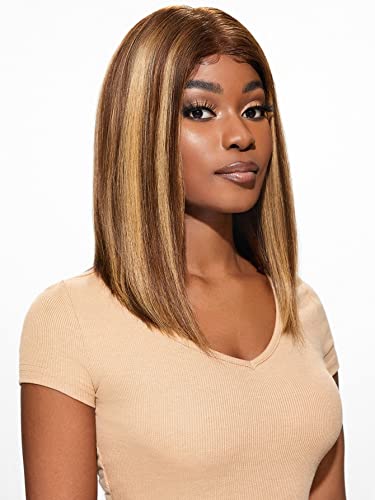 Human Lace Wigs 13 * 4 * 1 Lace Front Bouncy Straight Human Hair Wig for Black Women von VDESC