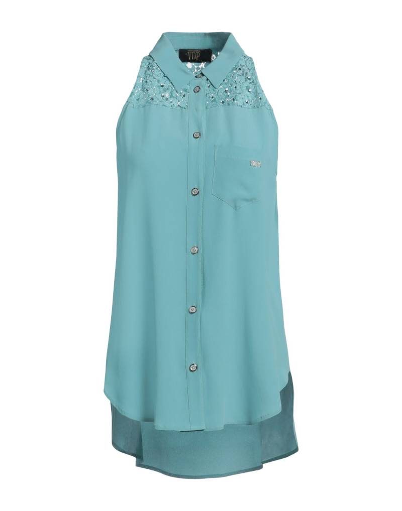 VDP VIA DELLE PERLE Hemd Damen Tūrkis von VDP VIA DELLE PERLE