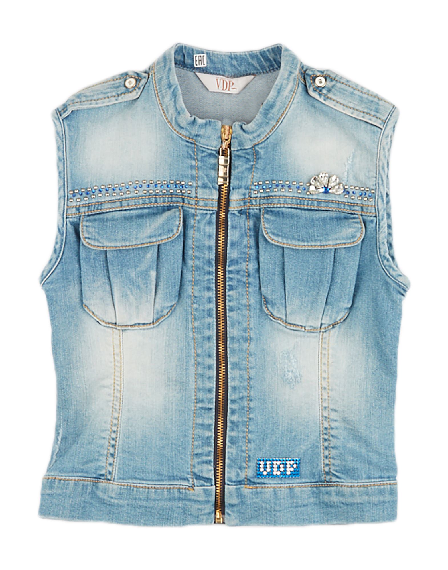 VDP COLLECTION Jeansjacke/-mantel Kinder Blau von VDP COLLECTION