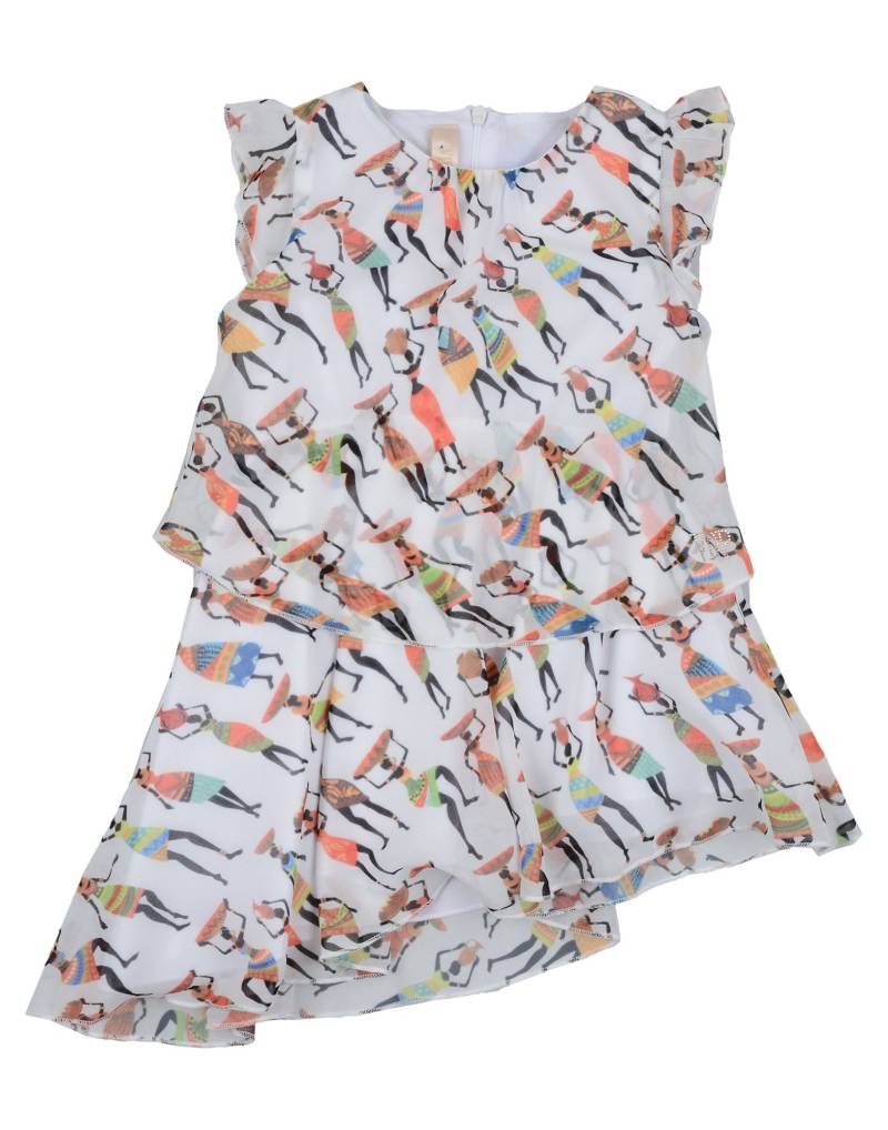 VDP VIA DELLE PERLE Kinderkleid Kinder Weiß von VDP VIA DELLE PERLE