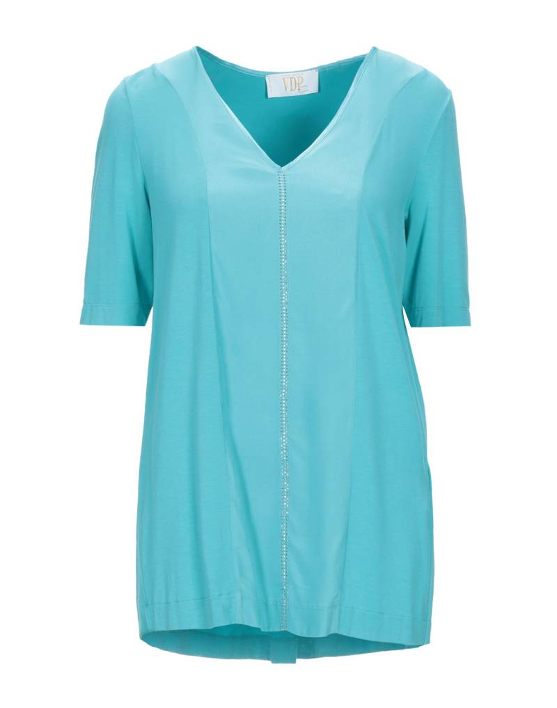 VDP VIA DELLE PERLE T-shirts Damen Tūrkis von VDP VIA DELLE PERLE