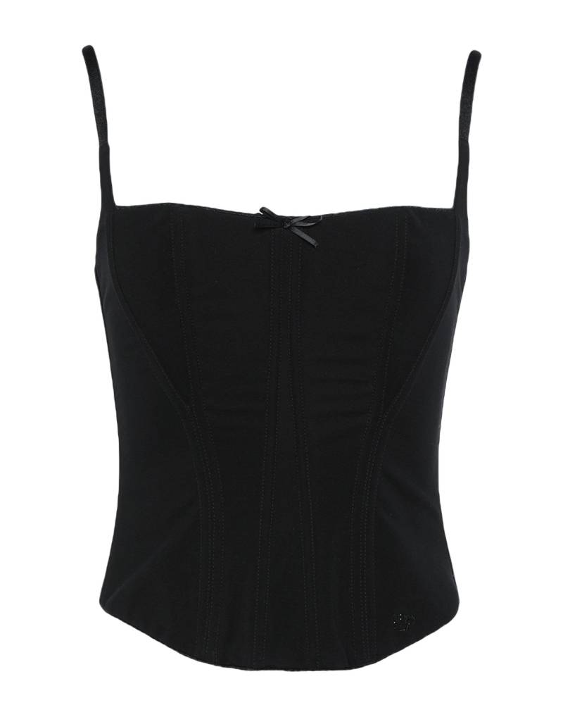 VDP VIA DELLE PERLE Top Damen Schwarz von VDP VIA DELLE PERLE