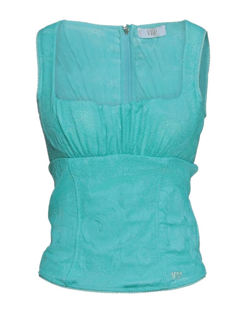 VDP VIA DELLE PERLE Top Damen Tūrkis von VDP VIA DELLE PERLE