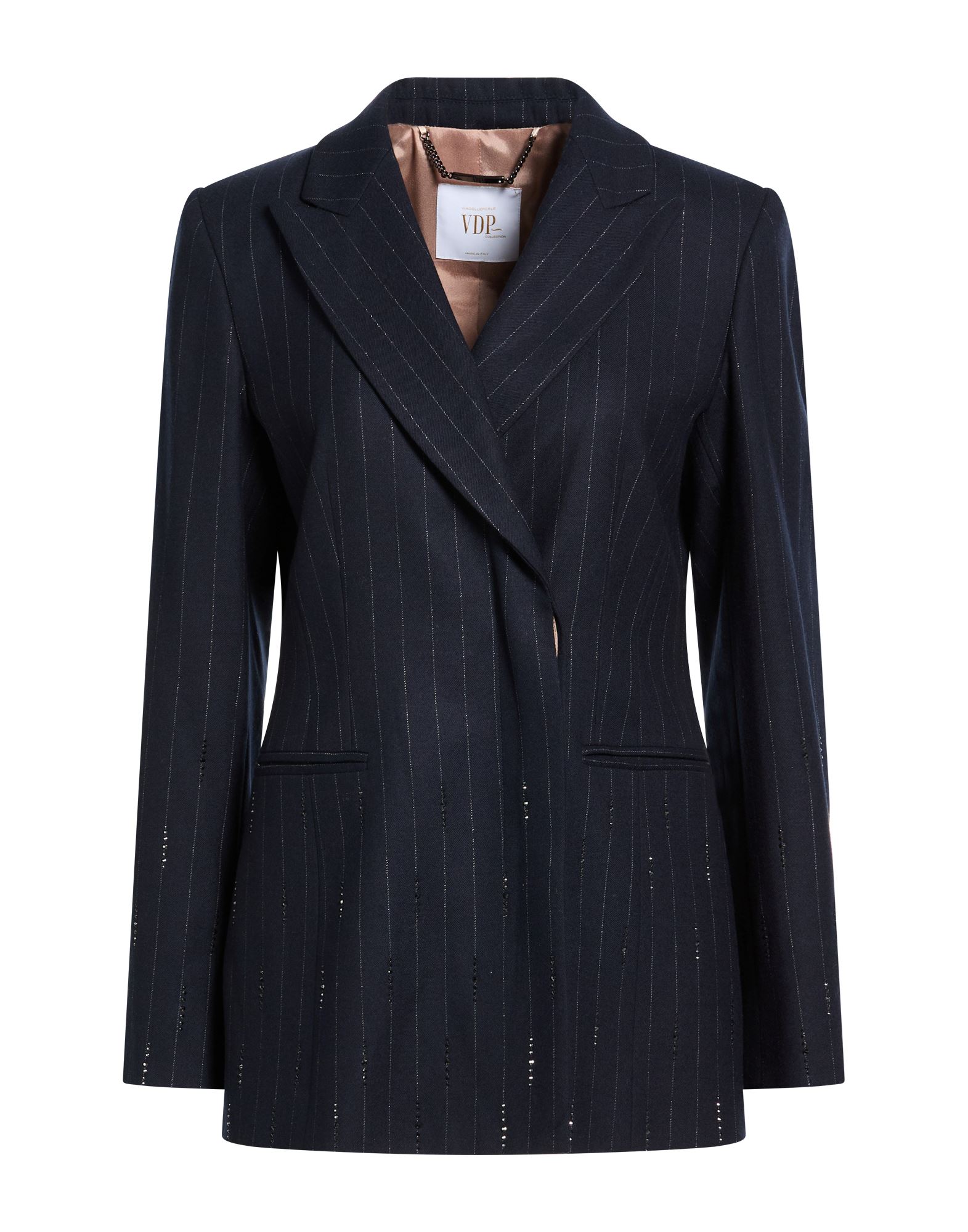 VDP VIA DELLE PERLE Blazer Damen Marineblau von VDP VIA DELLE PERLE