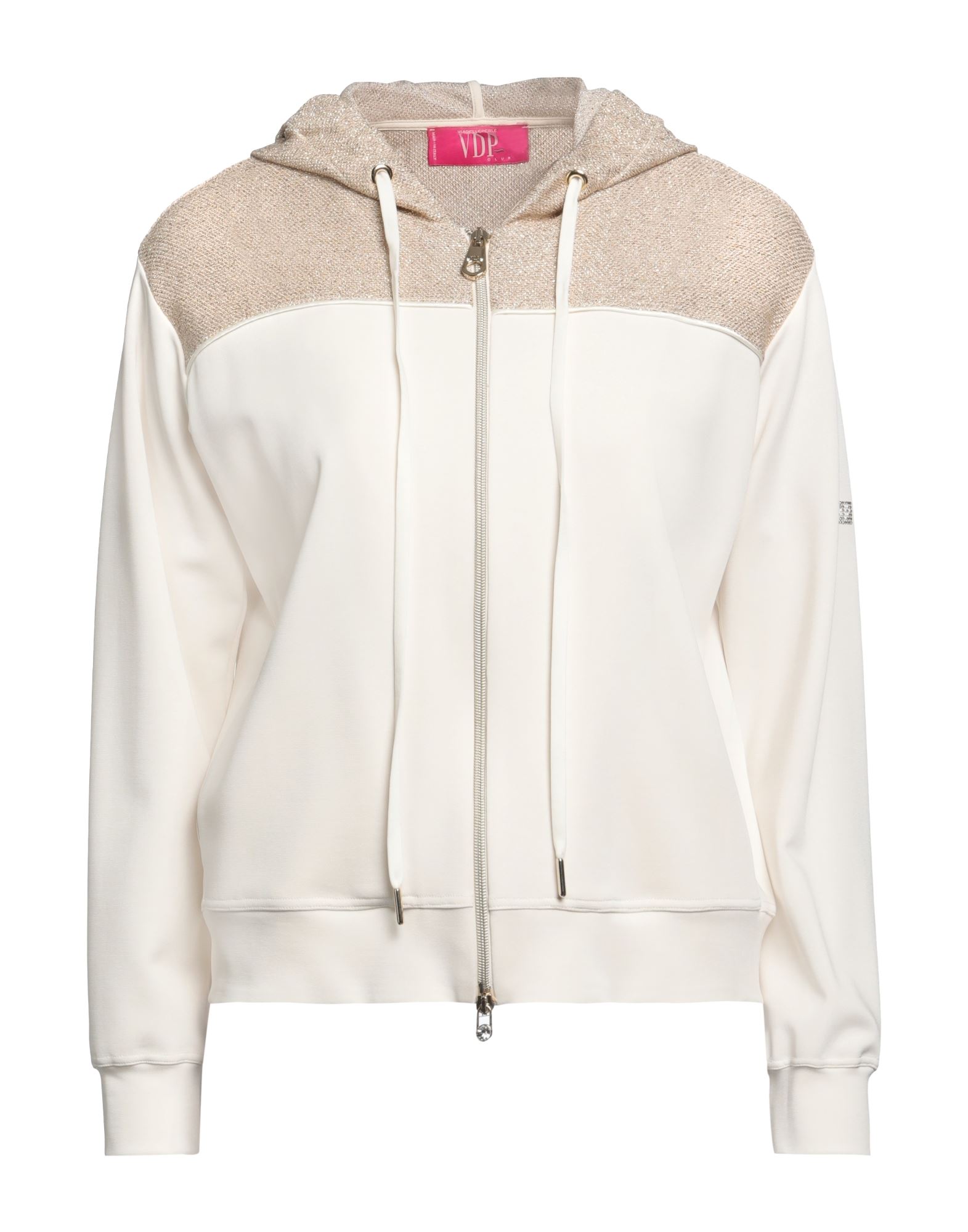 VDP VIA DELLE PERLE Sweatshirt Damen Elfenbein VDP VIA DELLE PERLE Sweatshirt Damen Elfenbein von VDP VIA DELLE PERLE