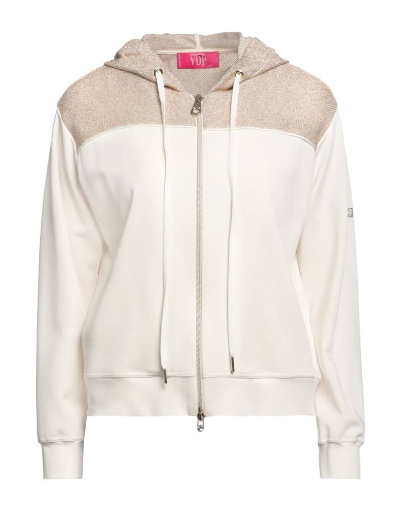 VDP VIA DELLE PERLE Sweatshirt Damen Elfenbein von VDP VIA DELLE PERLE