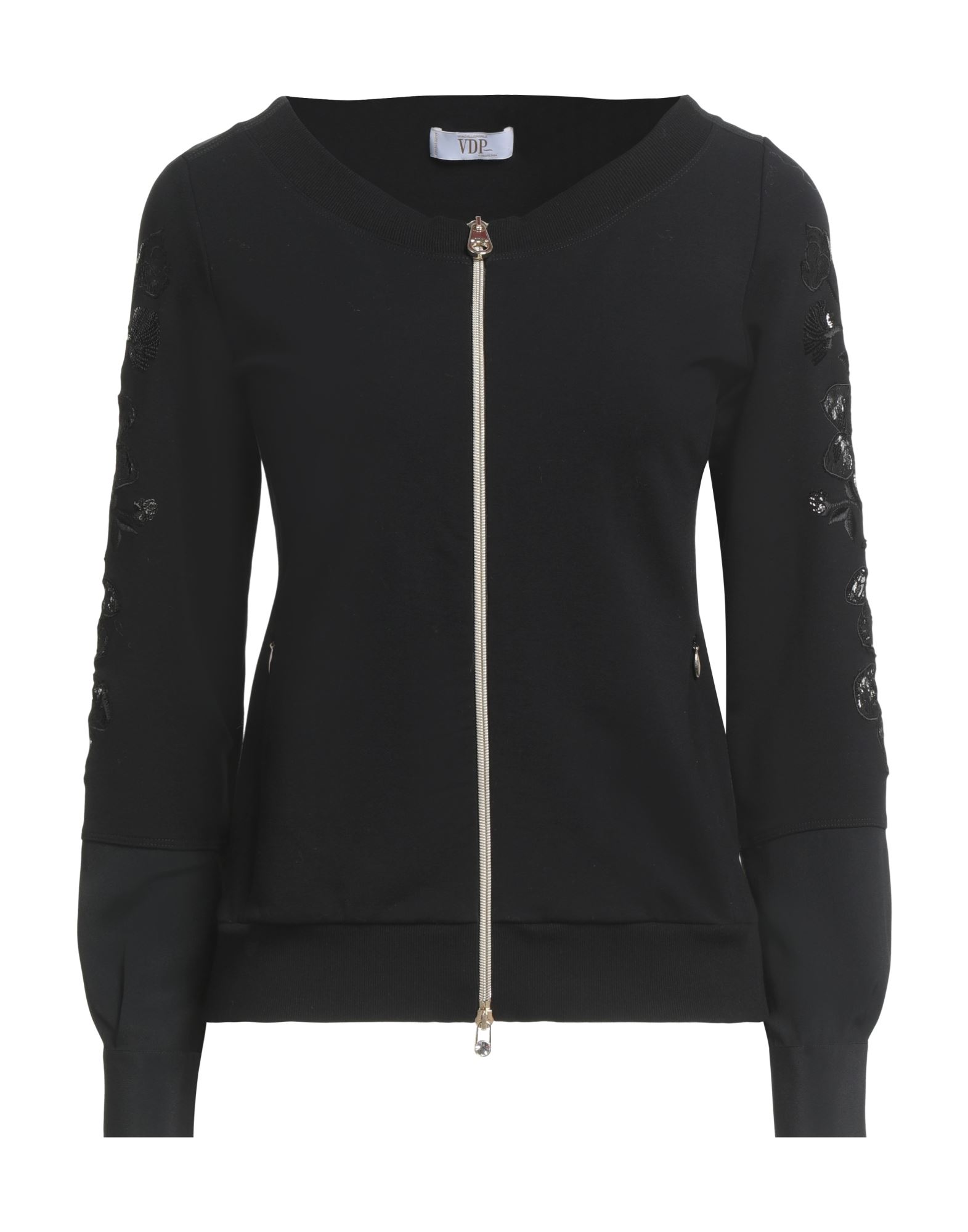 VDP VIA DELLE PERLE Sweatshirt Damen Schwarz VDP VIA DELLE PERLE Sweatshirt Damen Schwarz von VDP VIA DELLE PERLE