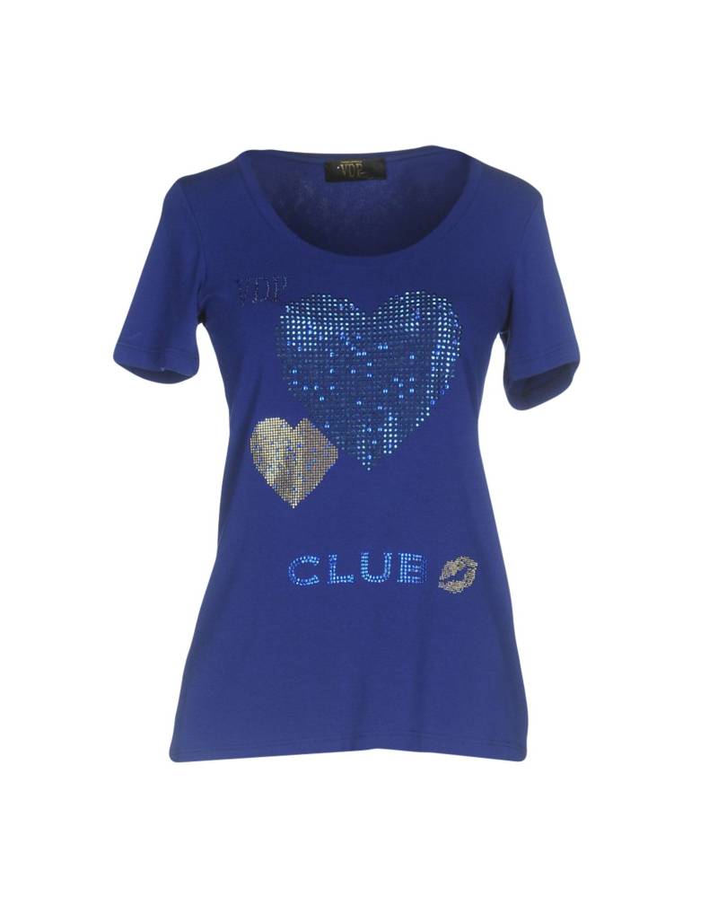 VDP VIA DELLE PERLE T-shirts Damen Blau von VDP VIA DELLE PERLE