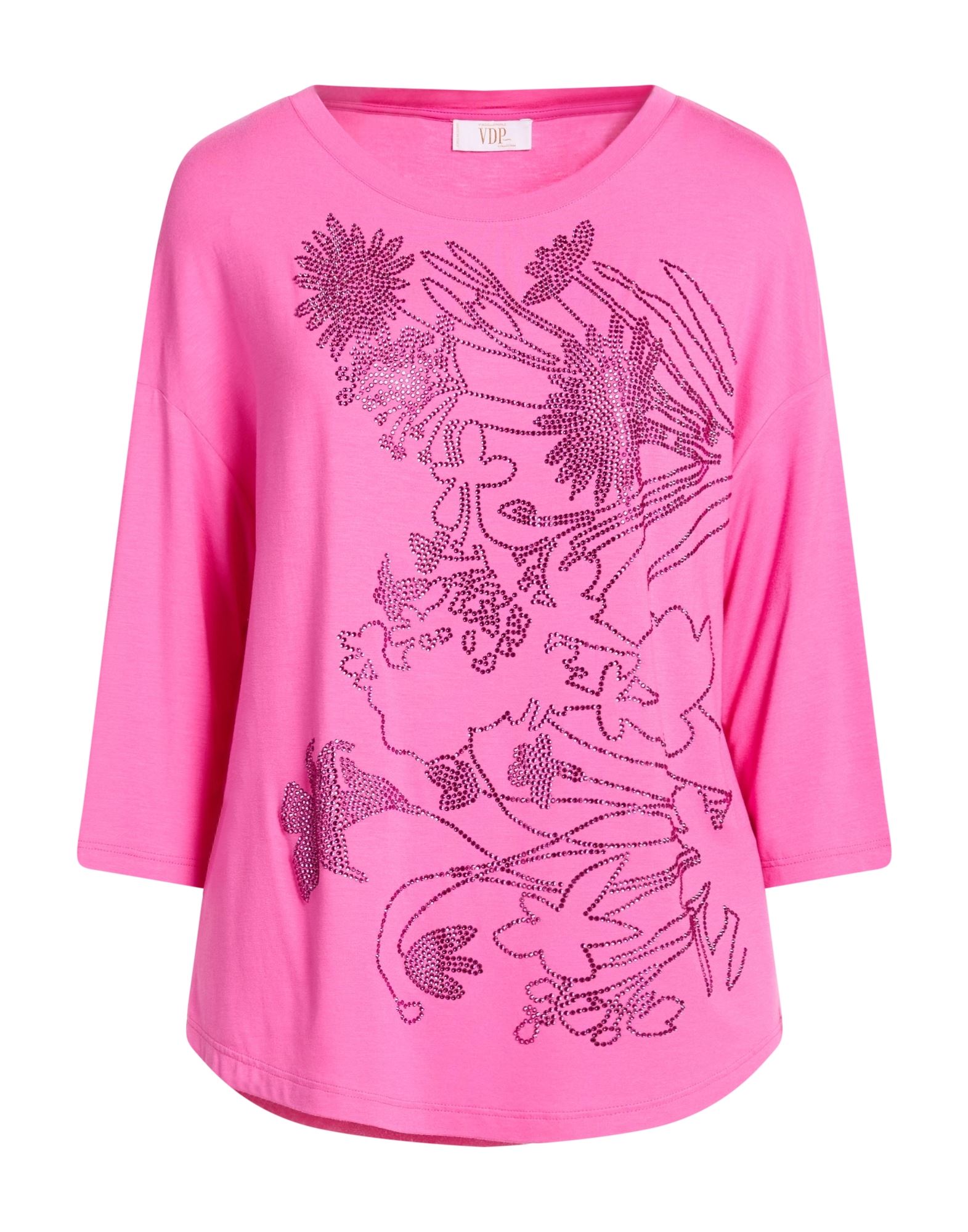 VDP VIA DELLE PERLE T-shirts Damen Fuchsia von VDP VIA DELLE PERLE