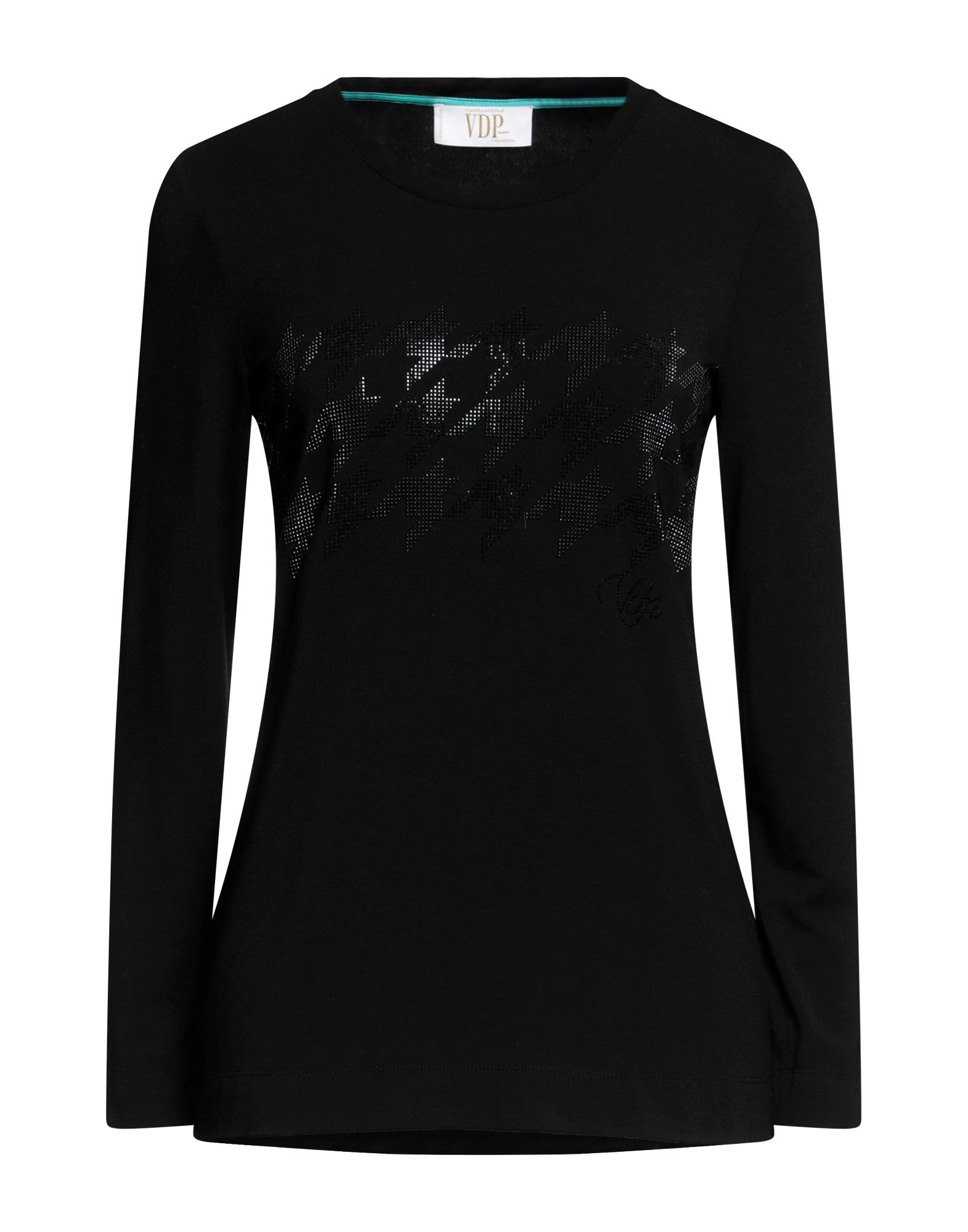 VDP VIA DELLE PERLE T-shirts Damen Schwarz von VDP VIA DELLE PERLE