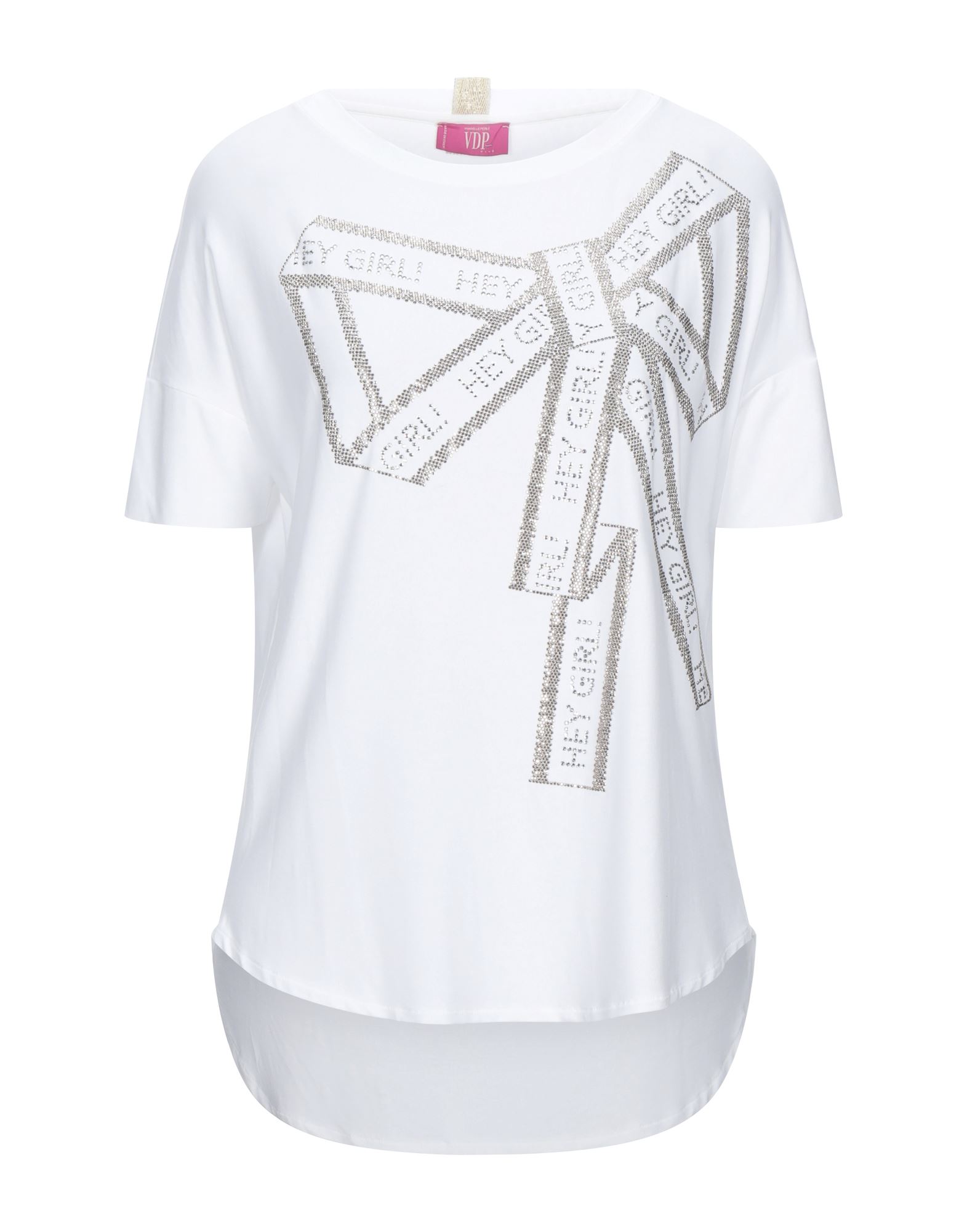 VDP VIA DELLE PERLE T-shirts Damen Weiß VDP VIA DELLE PERLE T-shirts Damen Weiß von VDP VIA DELLE PERLE