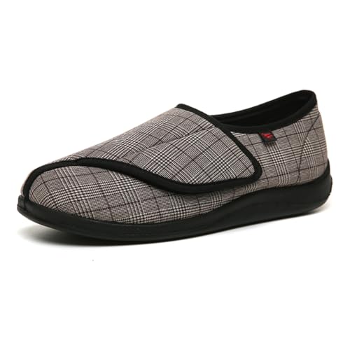 VEACAM Damen Herren Diabetiker Schuhe Casual Verstellbare Wanderschuhe rutschfest Breite Geschwollene Füße Schuhe Ältere,Braun,43 EU VEACAM Damen Herren Diabetiker Schuhe Casual Verstellbare Wanderschuhe rutschfest Breite Geschwollene Füße Schuhe Ältere,Braun,43 EU von VEACAM